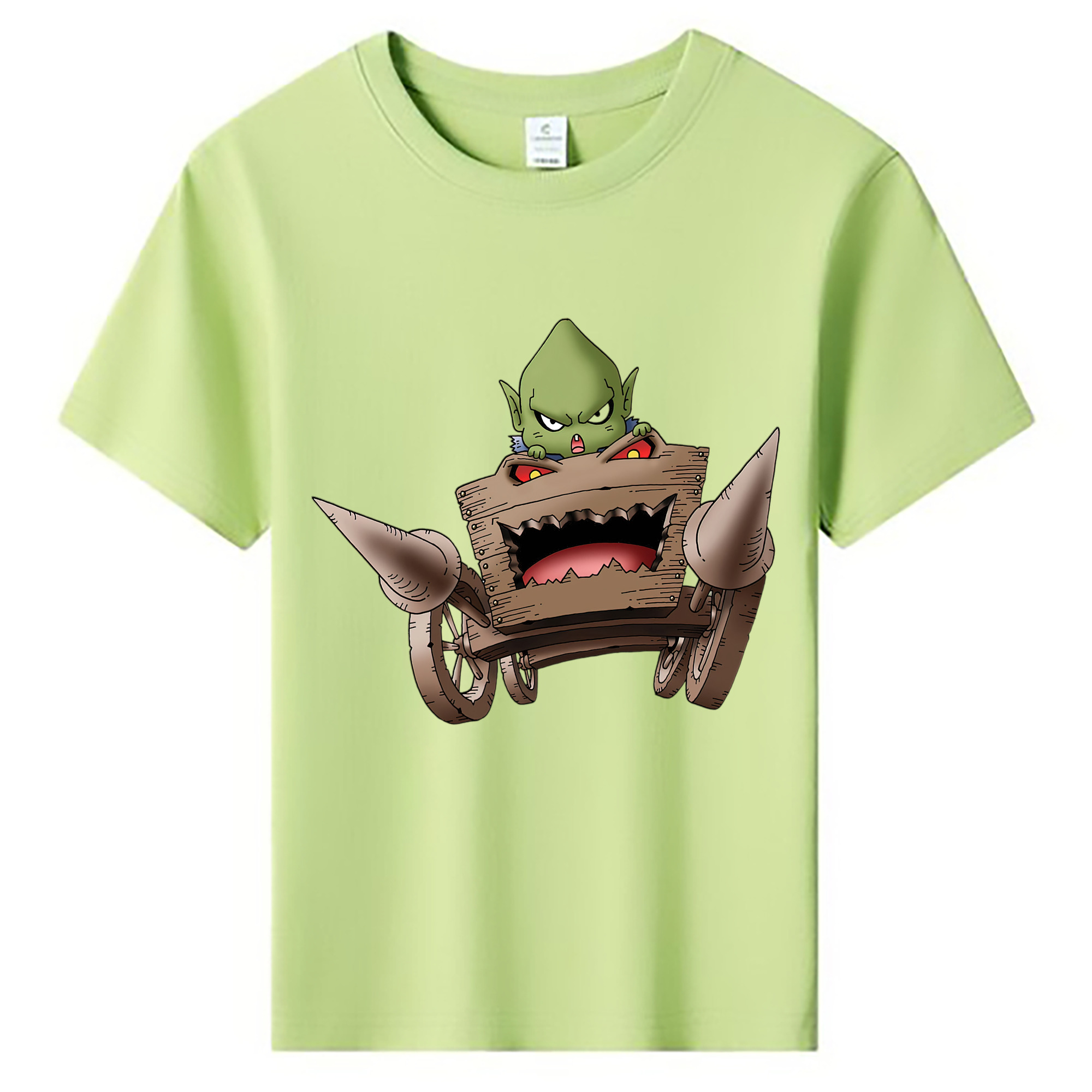 （画像用） ドラゴンクエスト Doragon Kuesuto Dragon Quest 綿100％キッズTシャツ（フロントプリント）